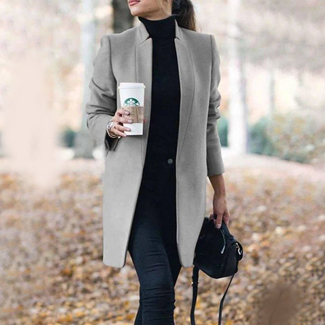 Tailored Lapel Longline Coat