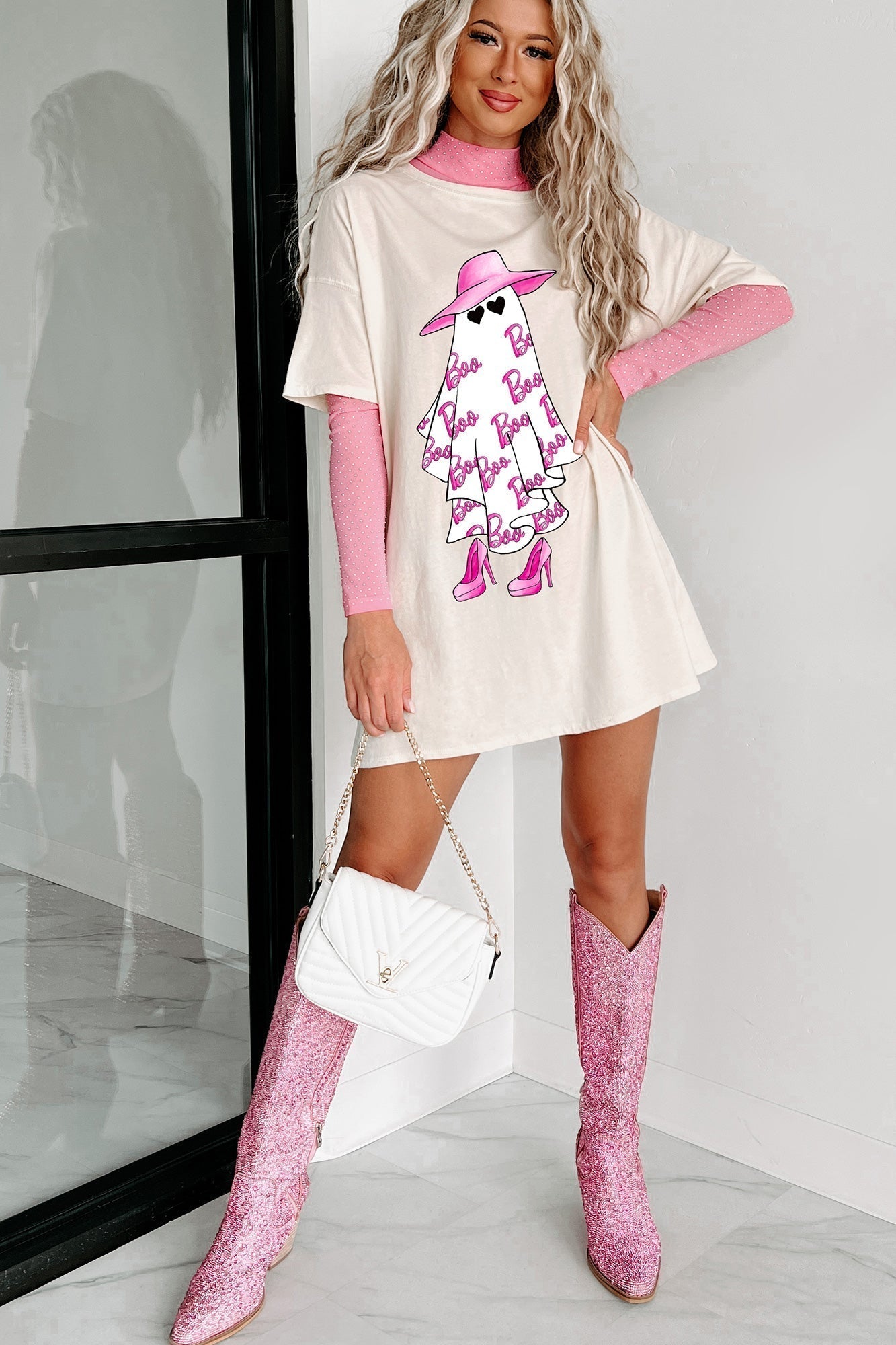 Graphic Oversized T-Shirt Dress