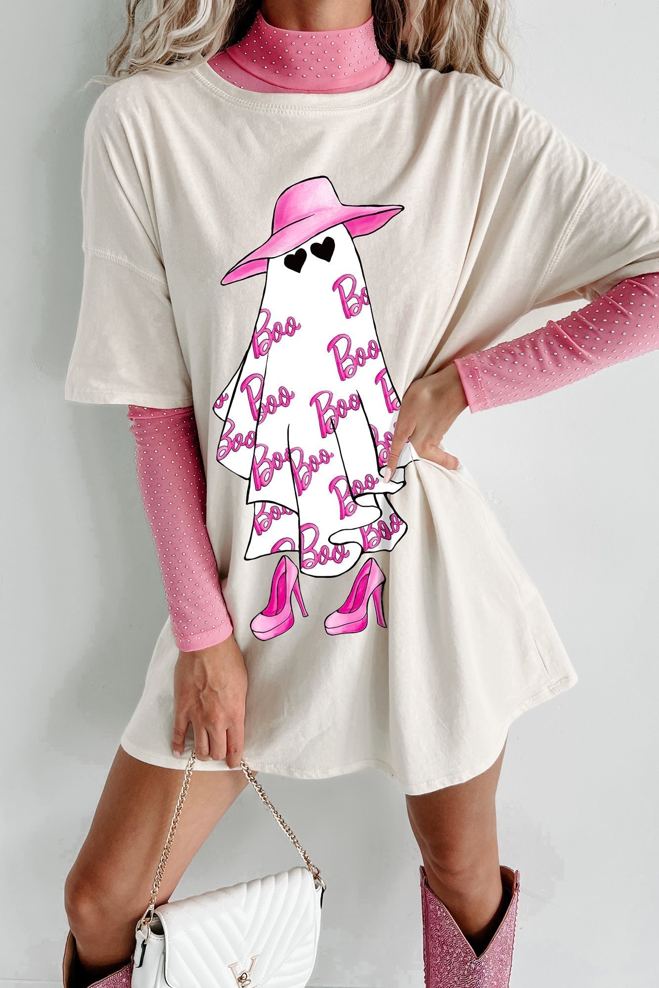 Graphic Oversized T-Shirt Dress