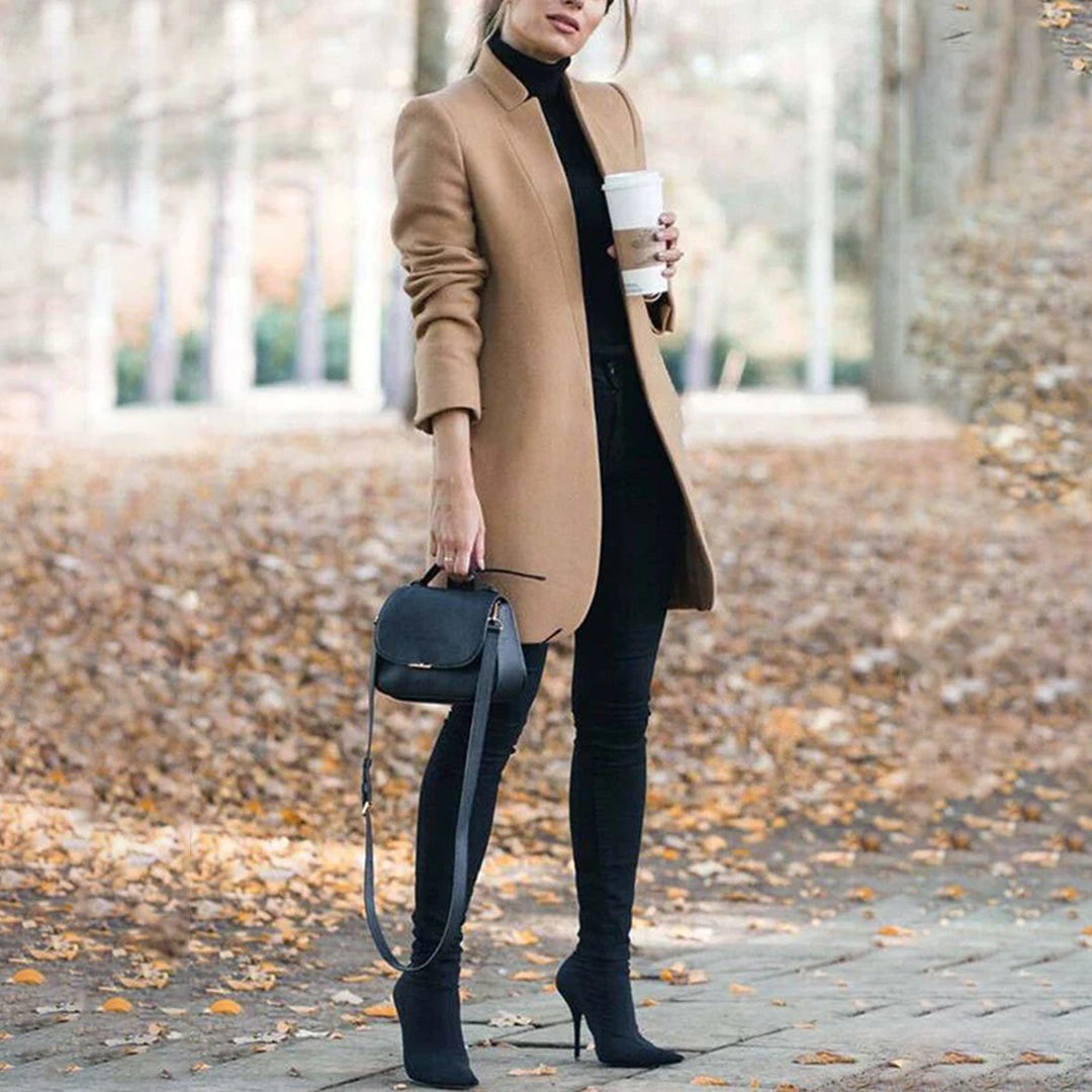 Tailored Lapel Longline Coat