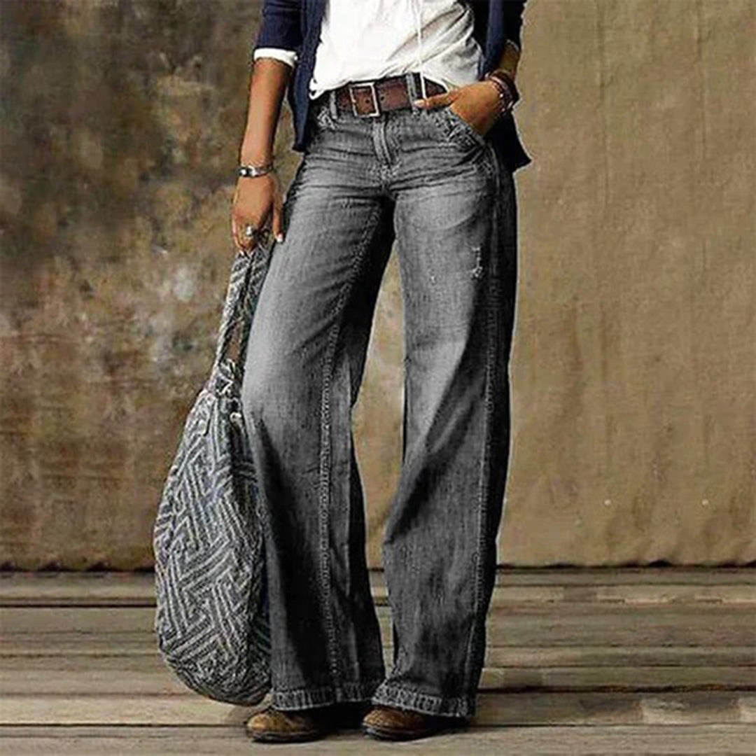 High Waist Wide Leg Jeans