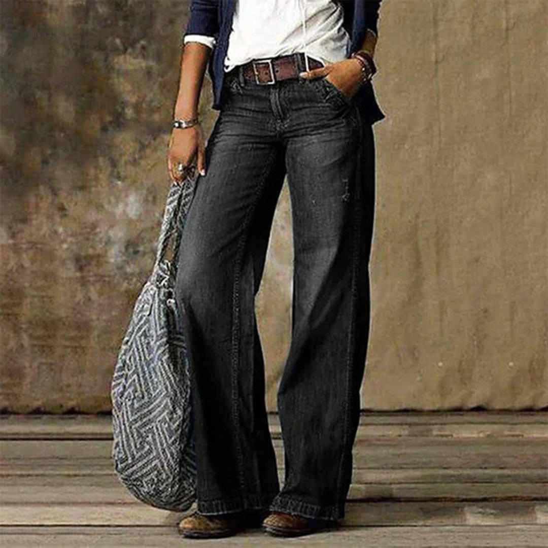 High Waist Wide Leg Jeans