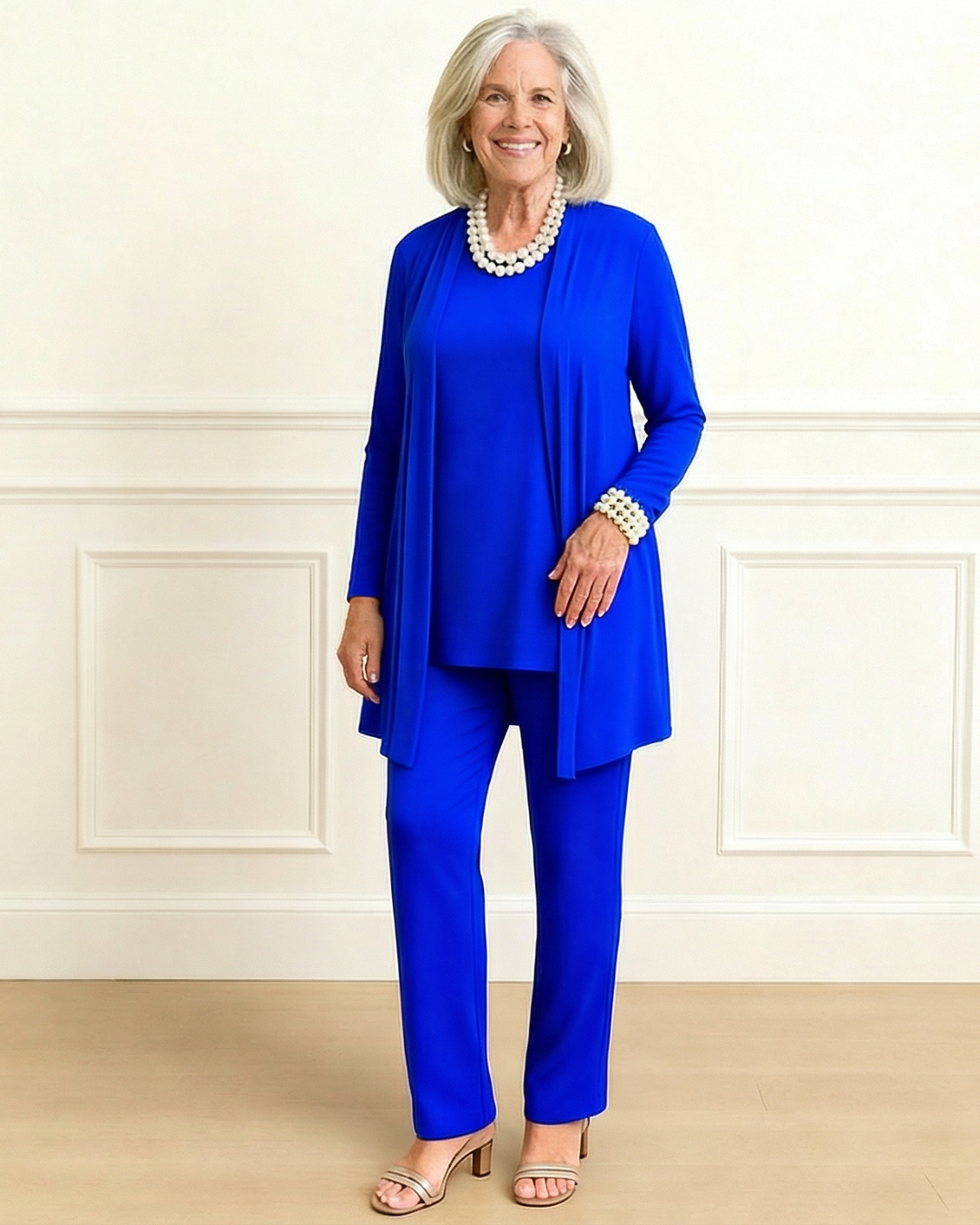 3-Piece Jersey Occasion Trouser Set
