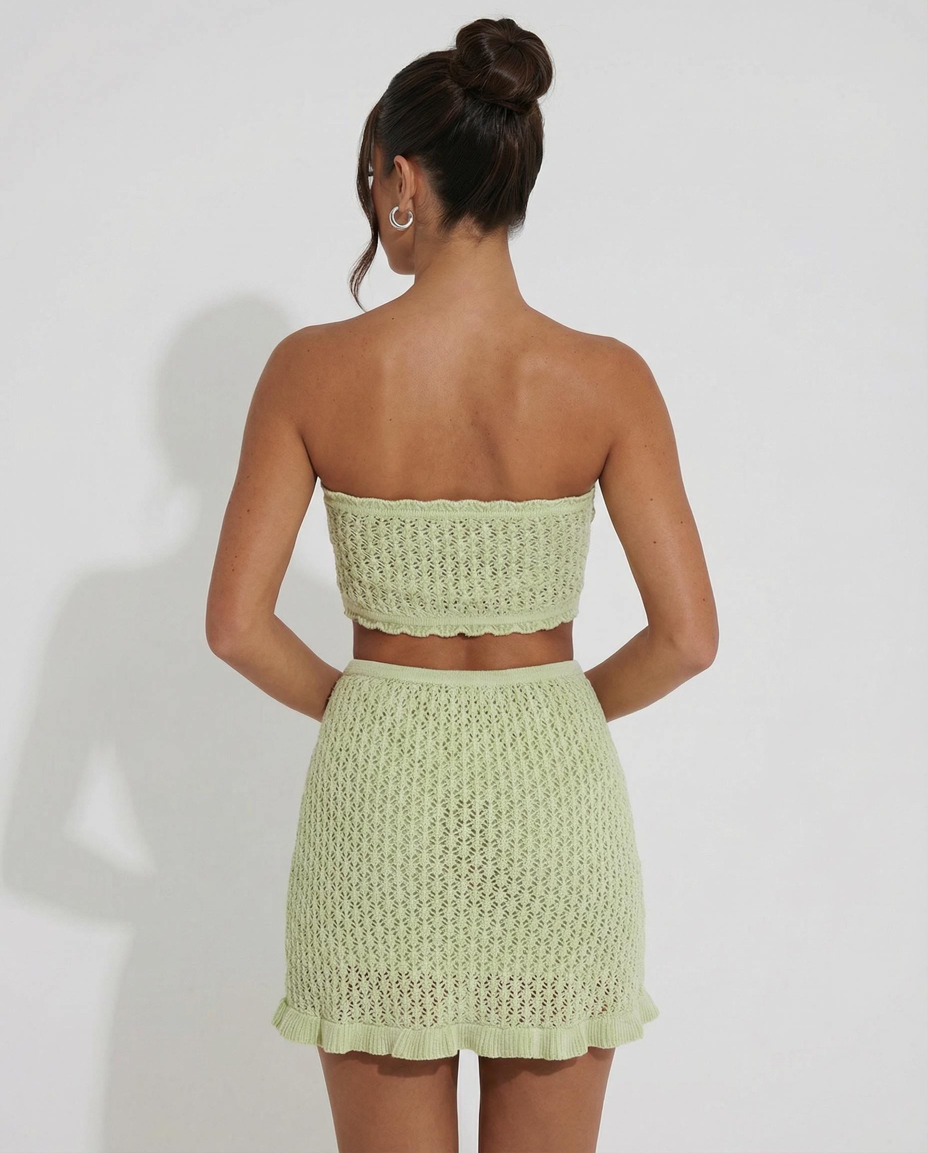 Crochet Bandeau Fringe Mini Set