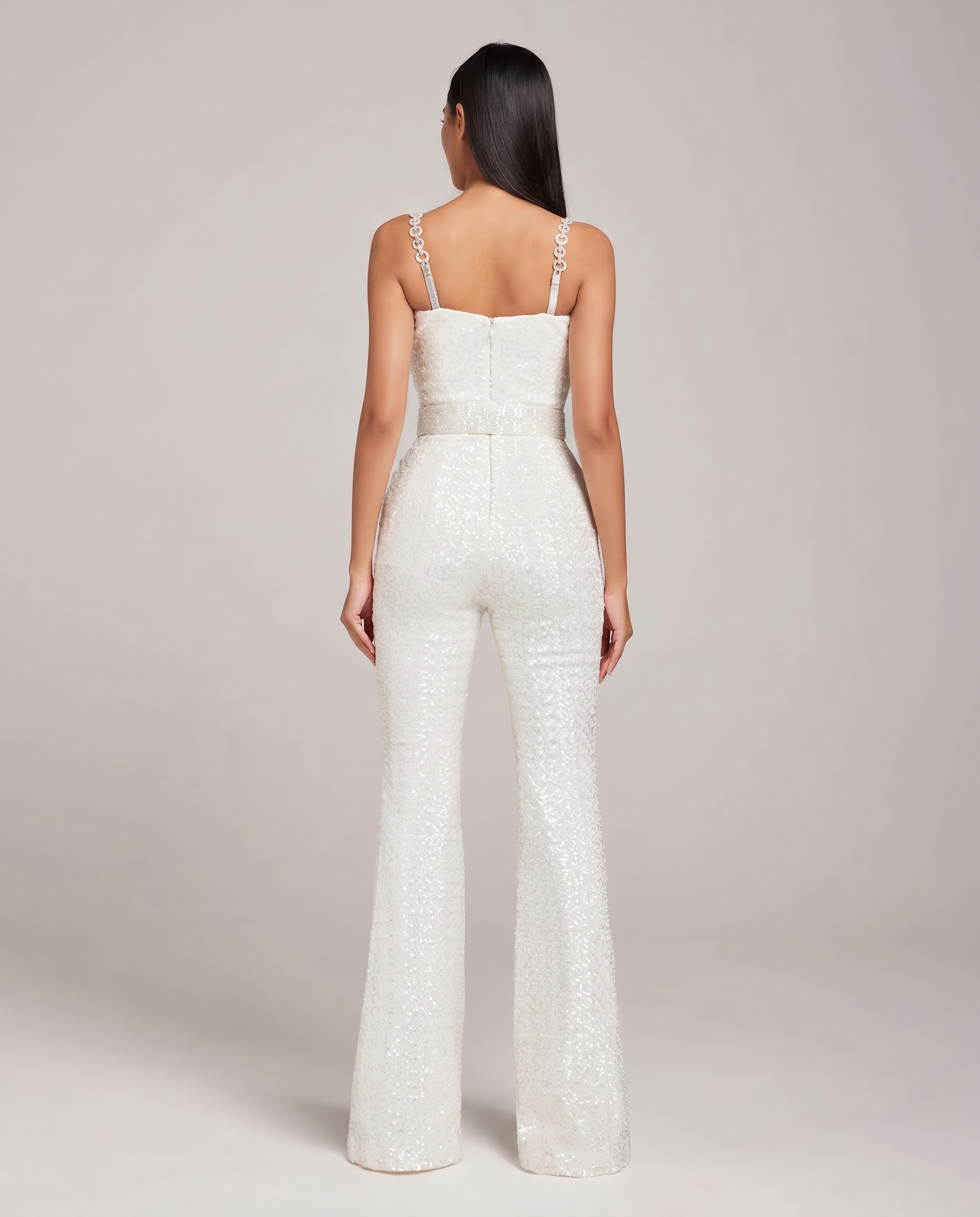 Sequin Sweetheart Flared Jumpsuit