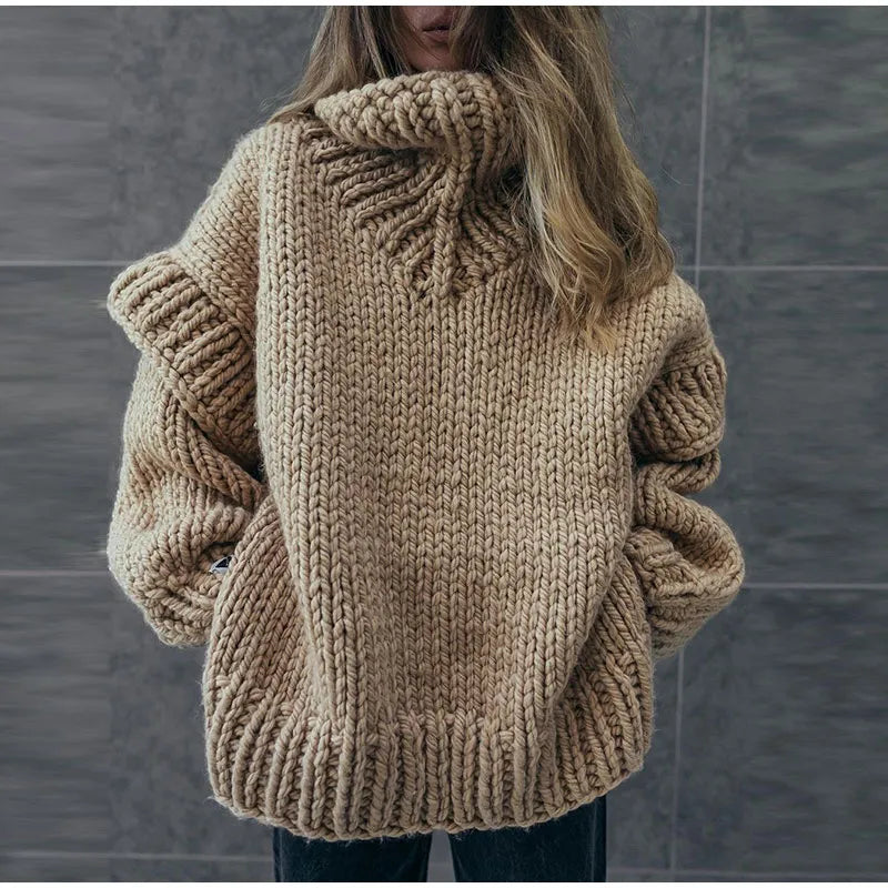 Chunky Knit Turtleneck Jumper