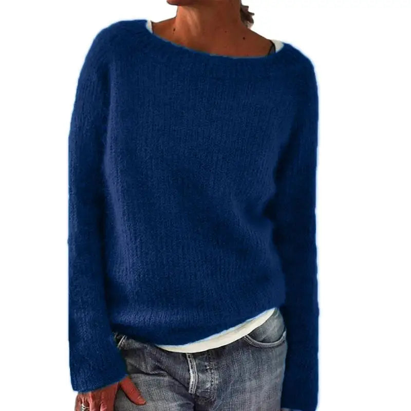 Brushed Boat Neck Pullover