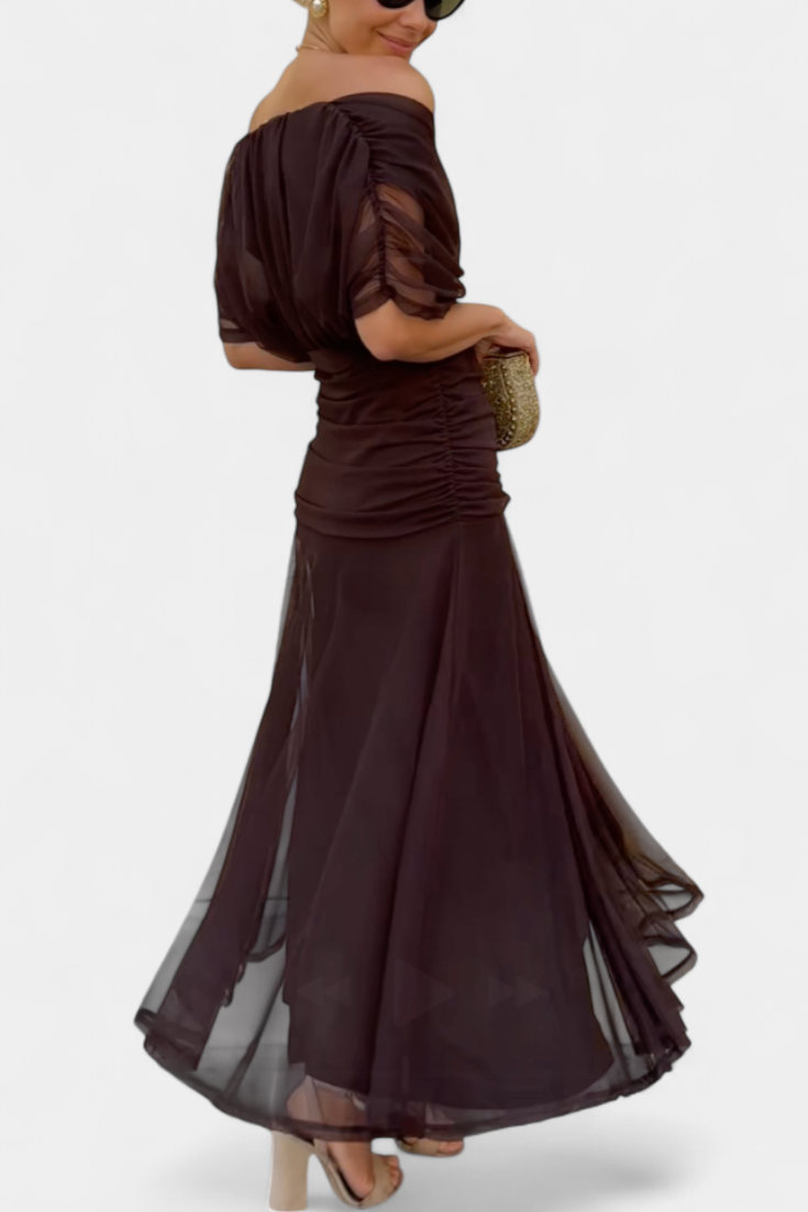 Flowing Drape Dress
