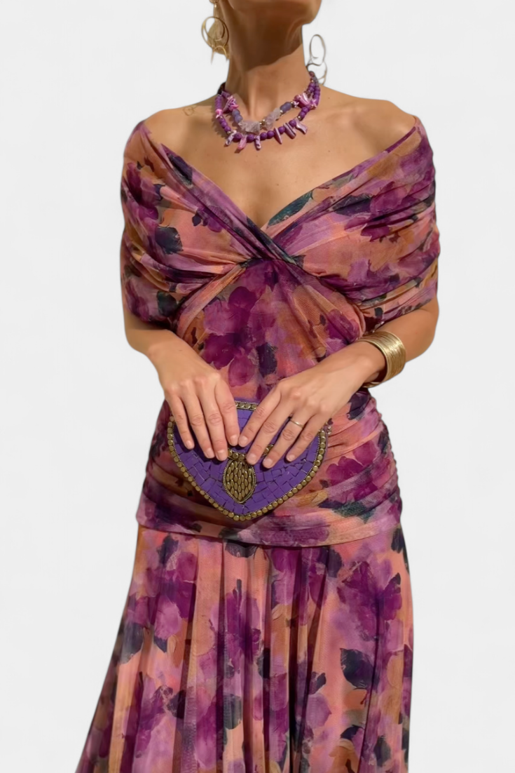 Flowing Drape Dress