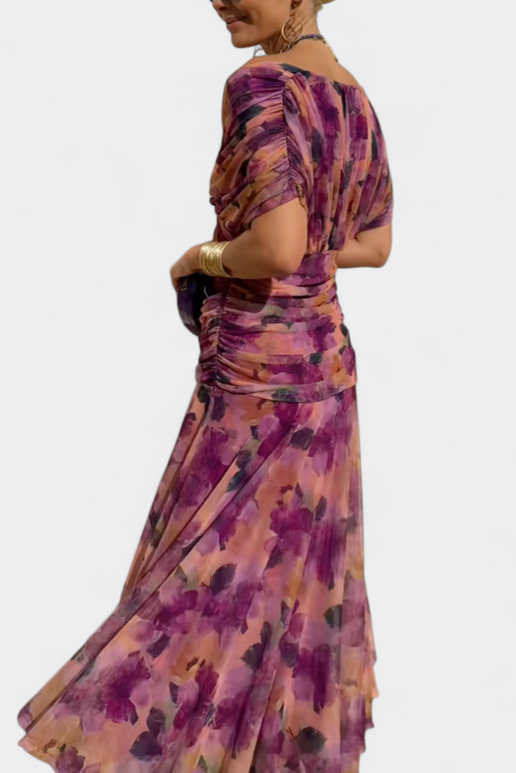 Flowing Drape Dress