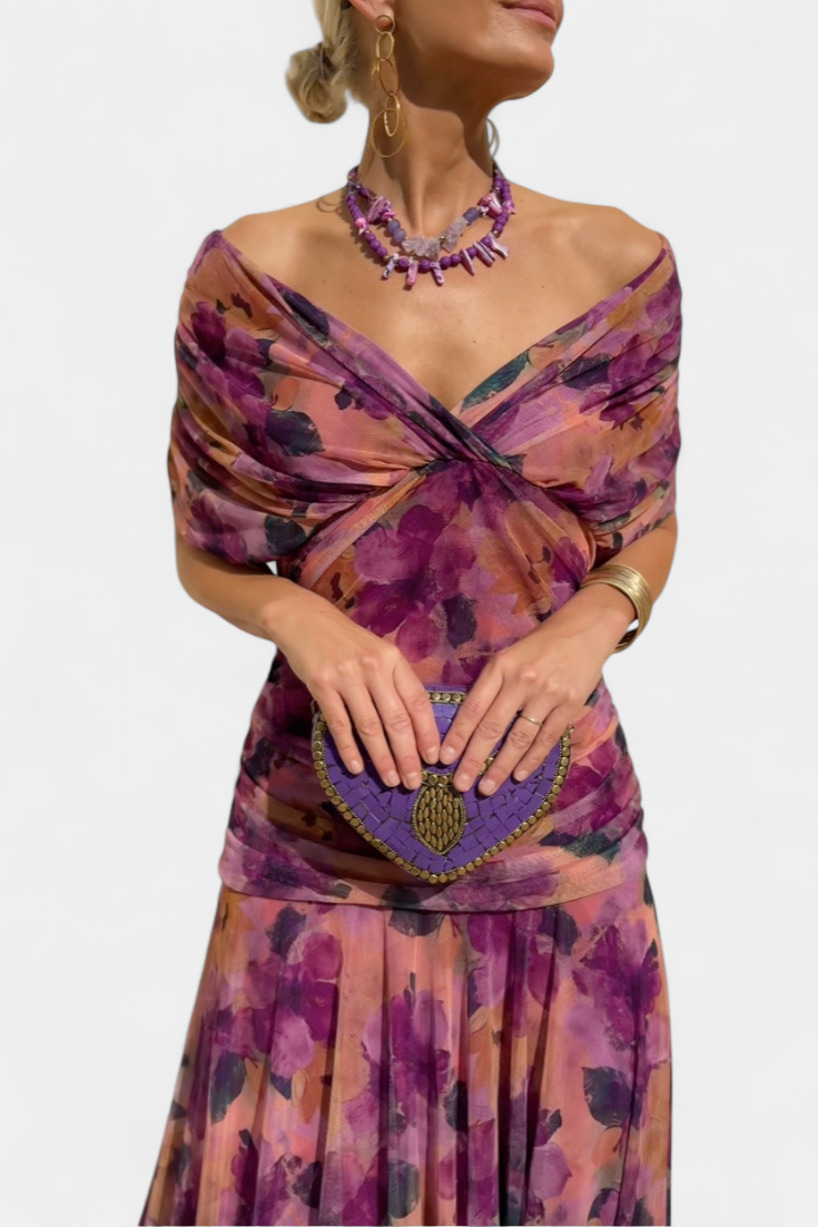 Flowing Drape Dress