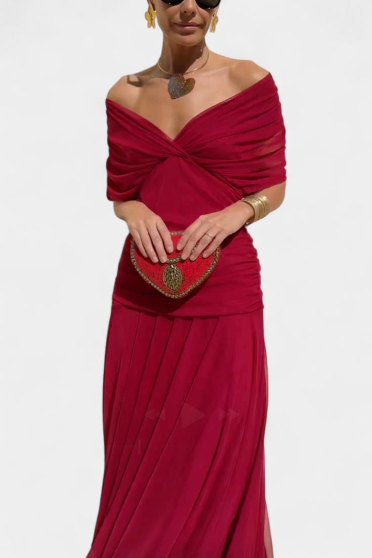 Flowing Drape Dress