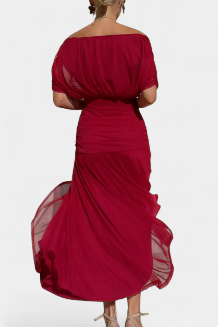 Flowing Drape Dress