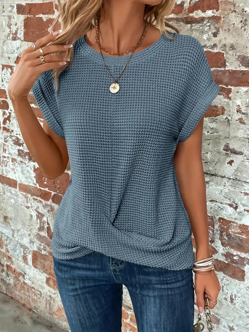 Waffle Knit Tee