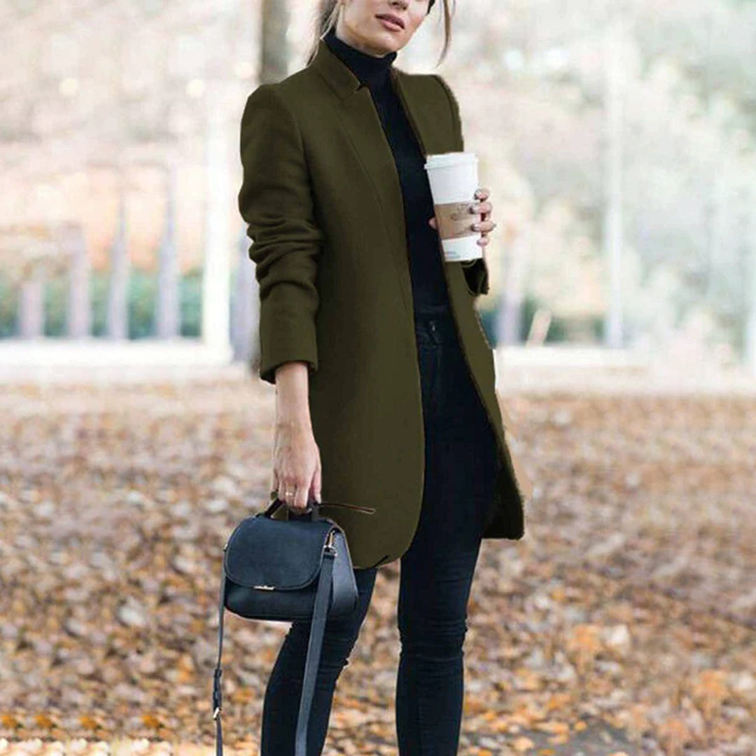 Tailored Lapel Longline Coat