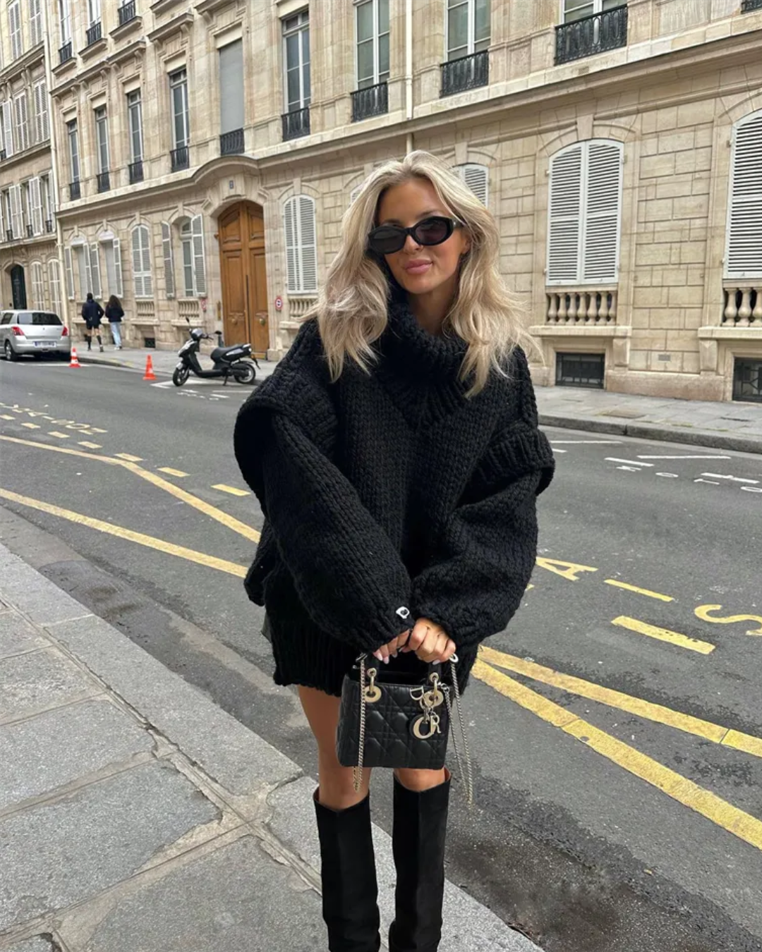 Chunky Knit Turtleneck Jumper