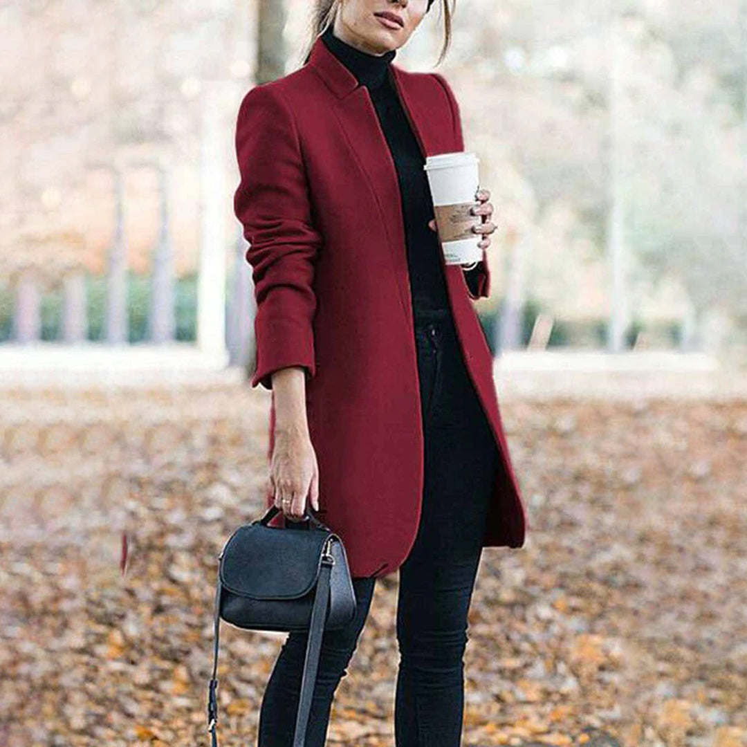 Tailored Lapel Longline Coat