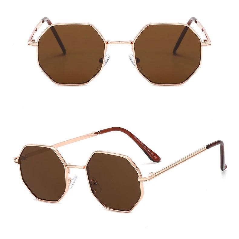 Polygonal Metal Sunglasses
