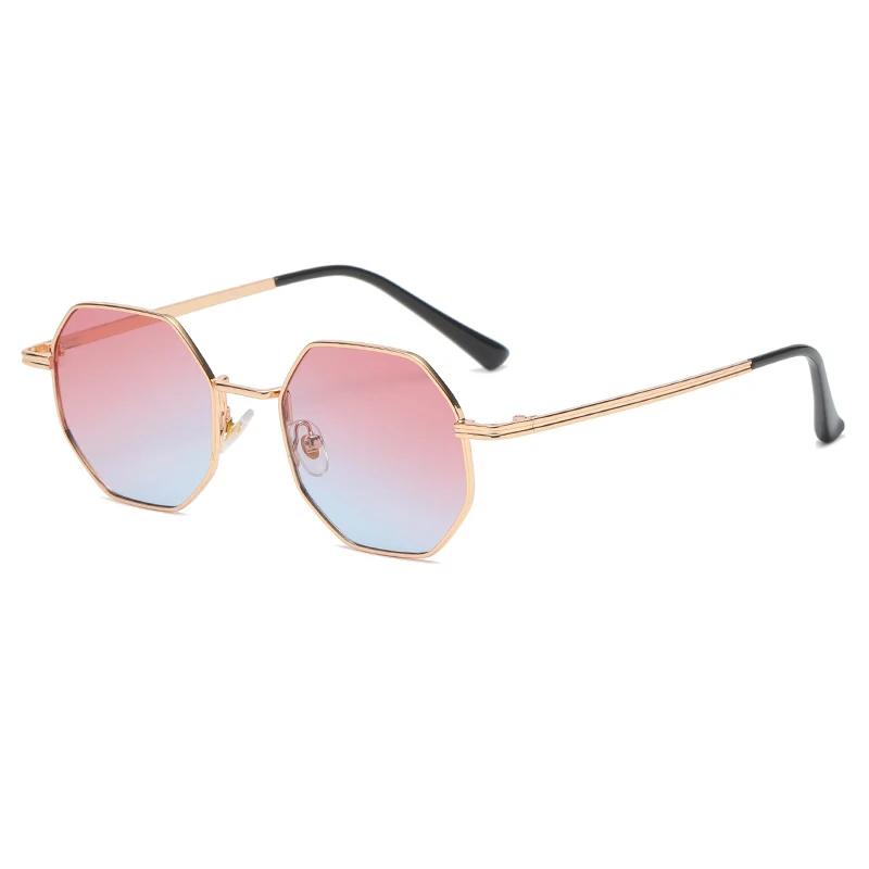 Polygonal Metal Sunglasses