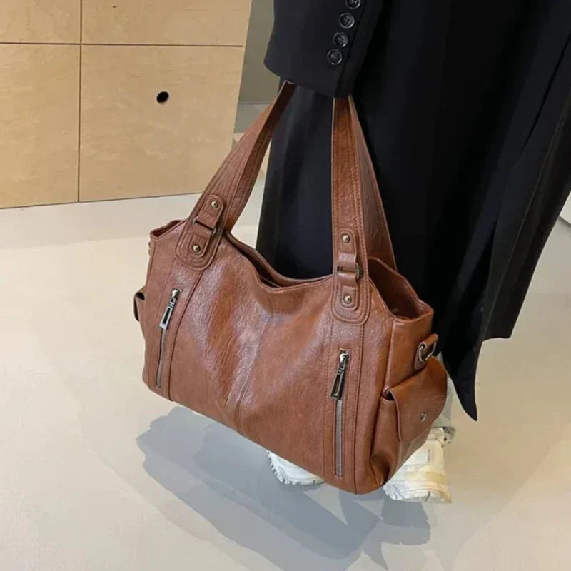 Aviana | Classic vintage leather handbag