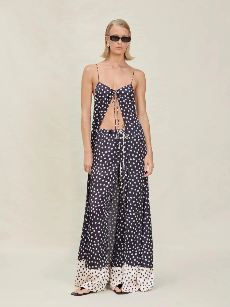 Polka Dot Convertible Dress Set