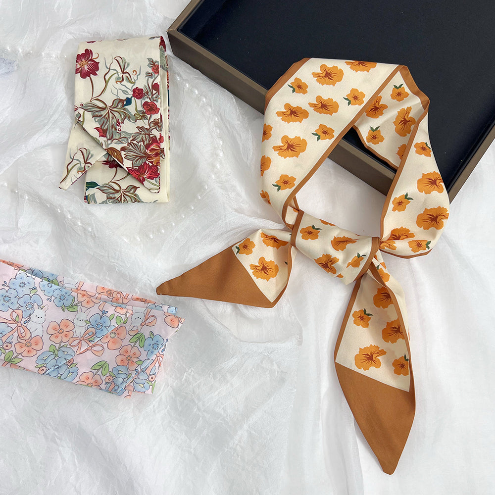 Floral Hair Ribbon Gift Set
