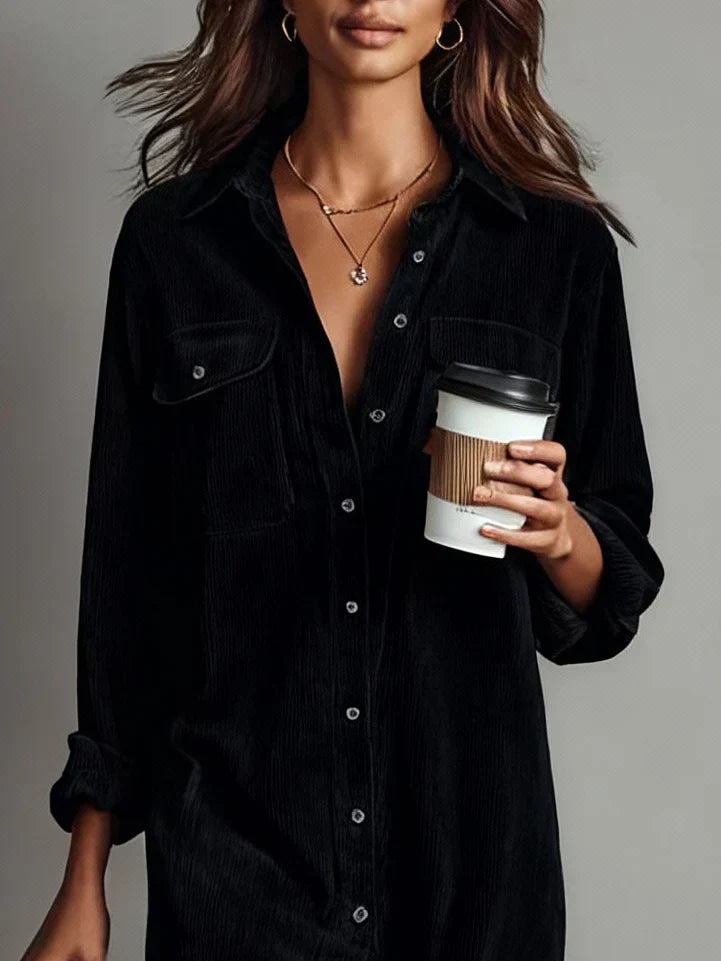 Fit-and-Flare Midi Dress