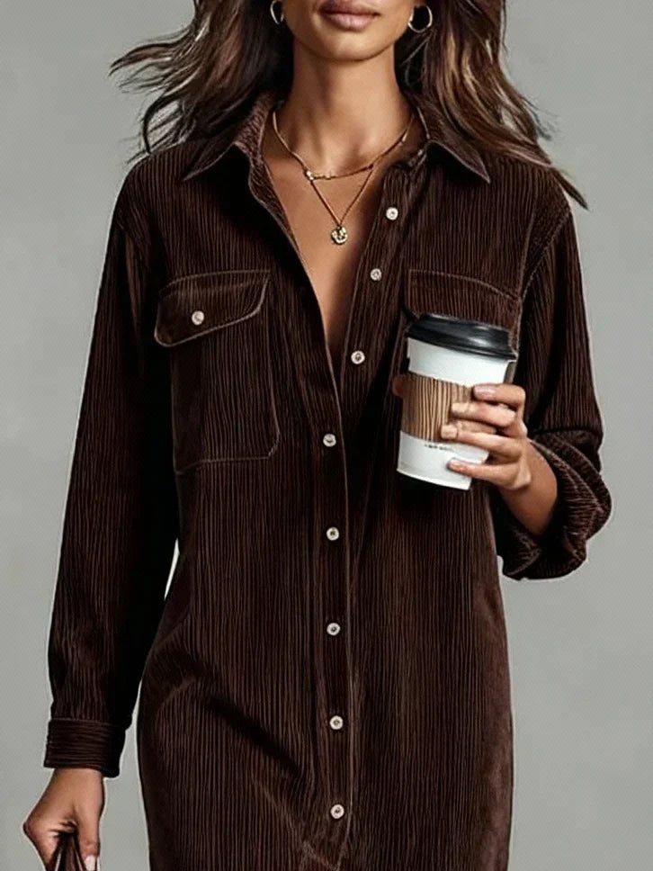 Fit-and-Flare Midi Dress