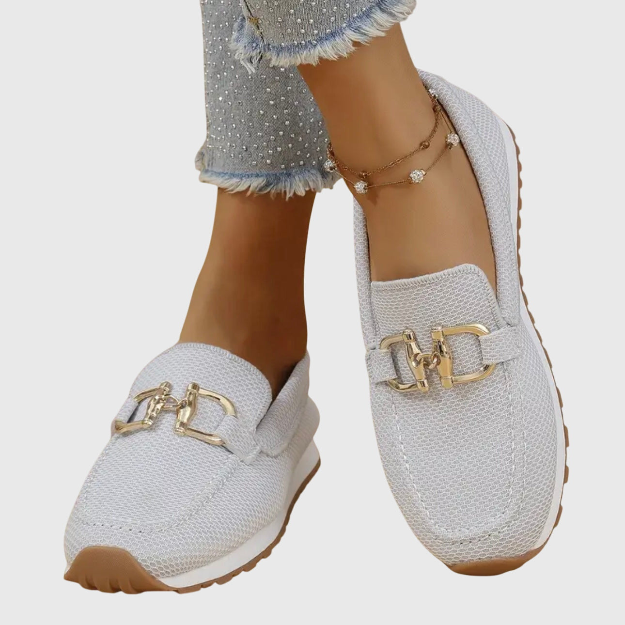 Gold Detail Comfort Loafers
