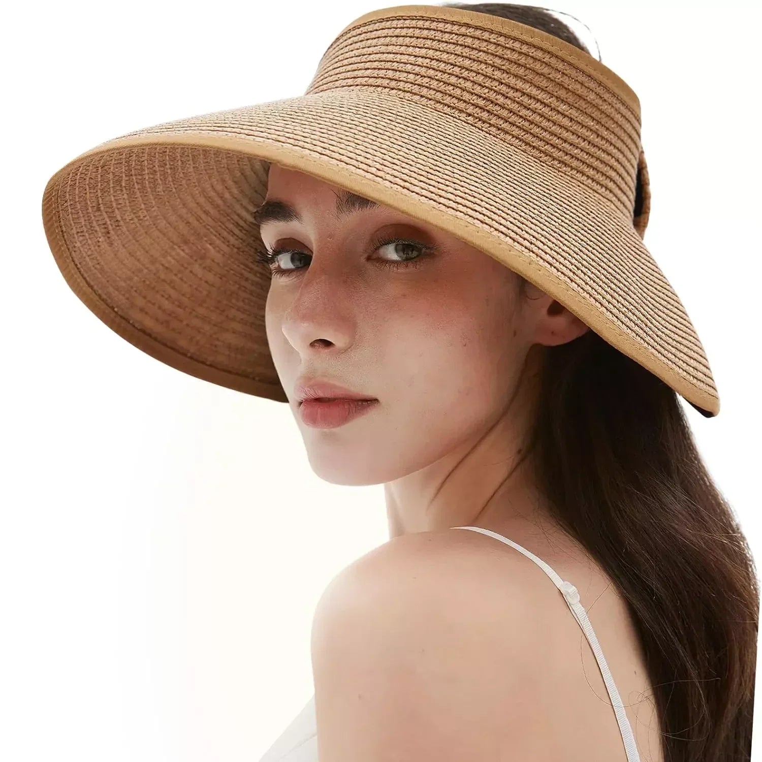 Foldable Straw Sun Visor