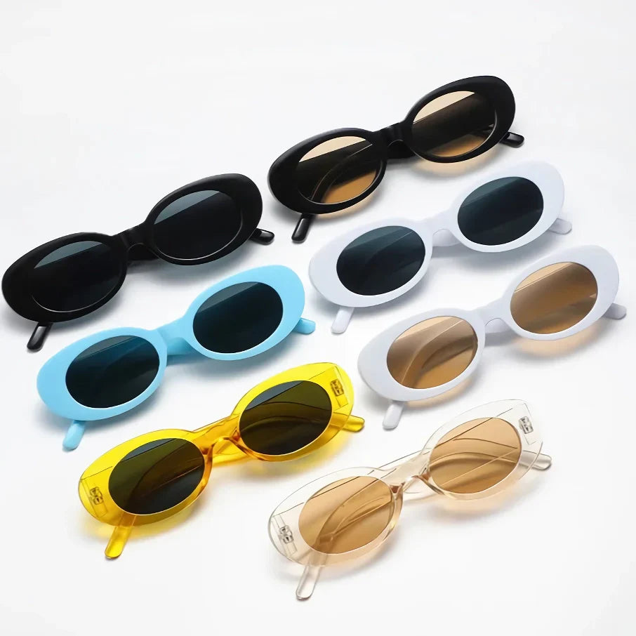 Chunky Oval Sunglasses — women's sunglasses, view 2 by Emyri