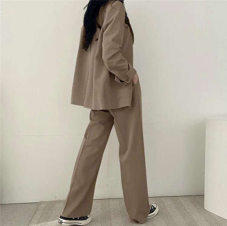 Oversized Blazer Trouser Suit Set