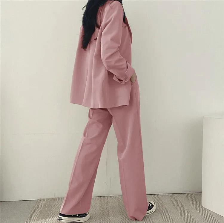 Oversized Blazer Trouser Suit Set