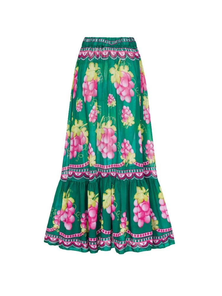 Deep V Maxi Cover-Up Set — women's beachwear, view 4 by Emyri
