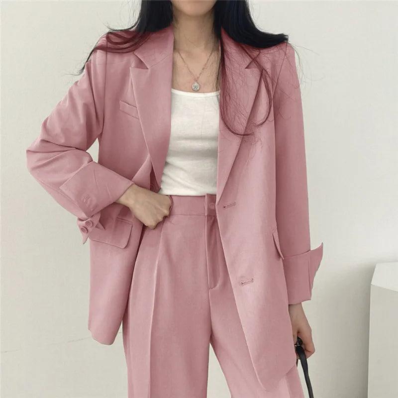 Oversized Blazer Trouser Suit Set