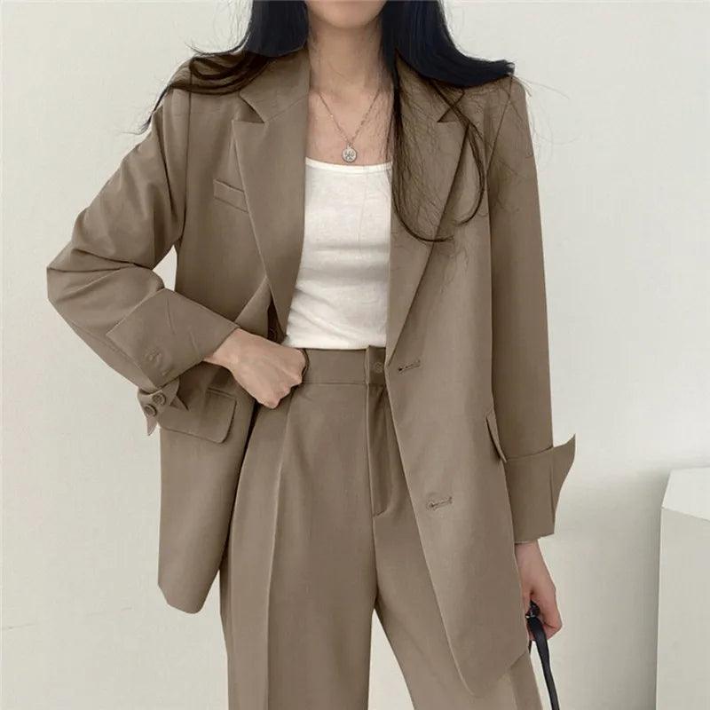Oversized Blazer Trouser Suit Set
