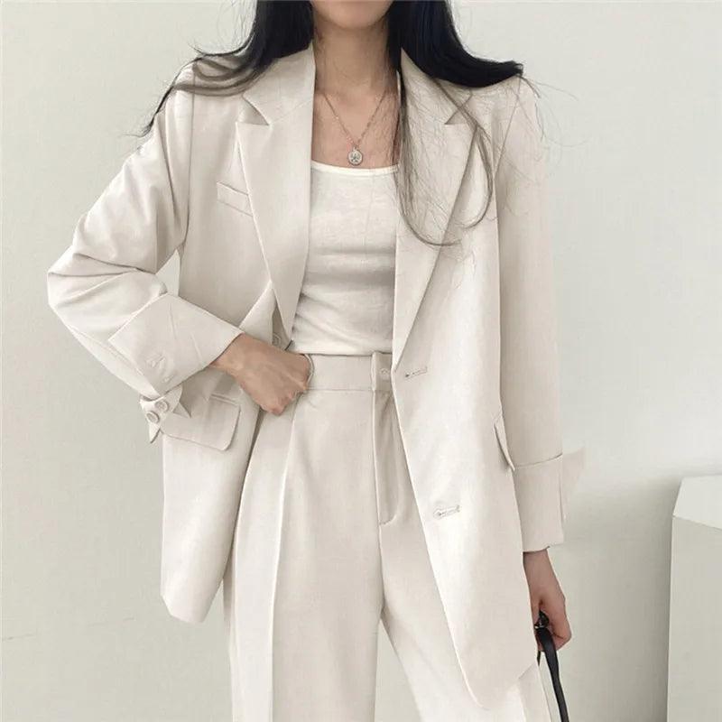 Oversized Blazer Trouser Suit Set