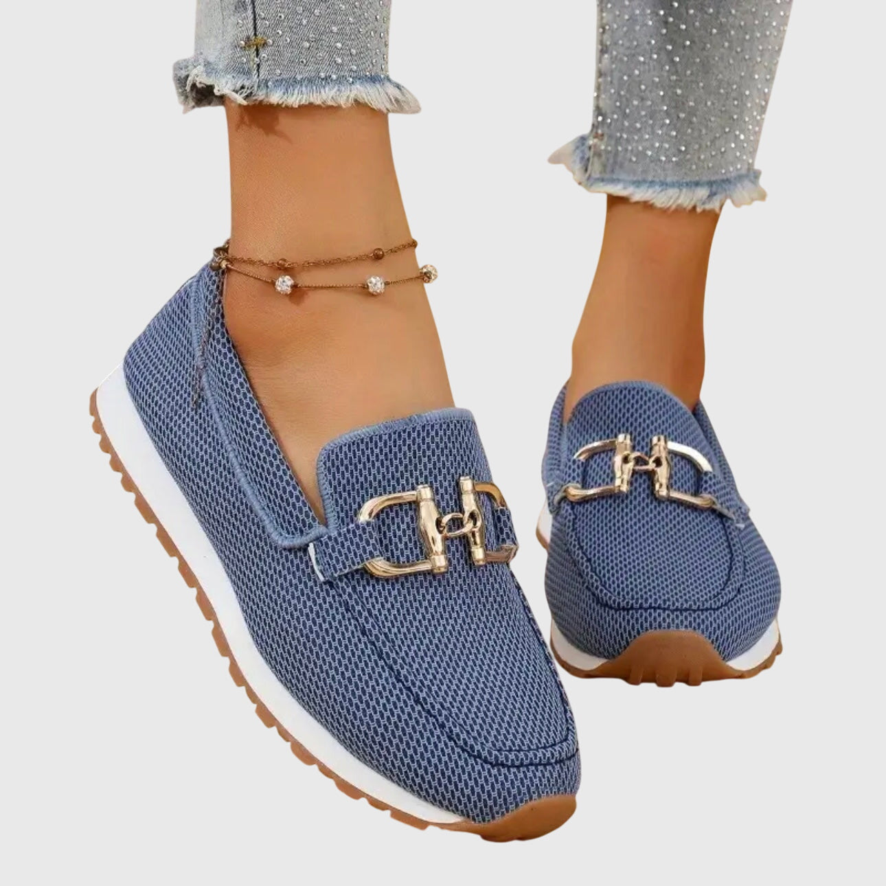 Gold Detail Comfort Loafers