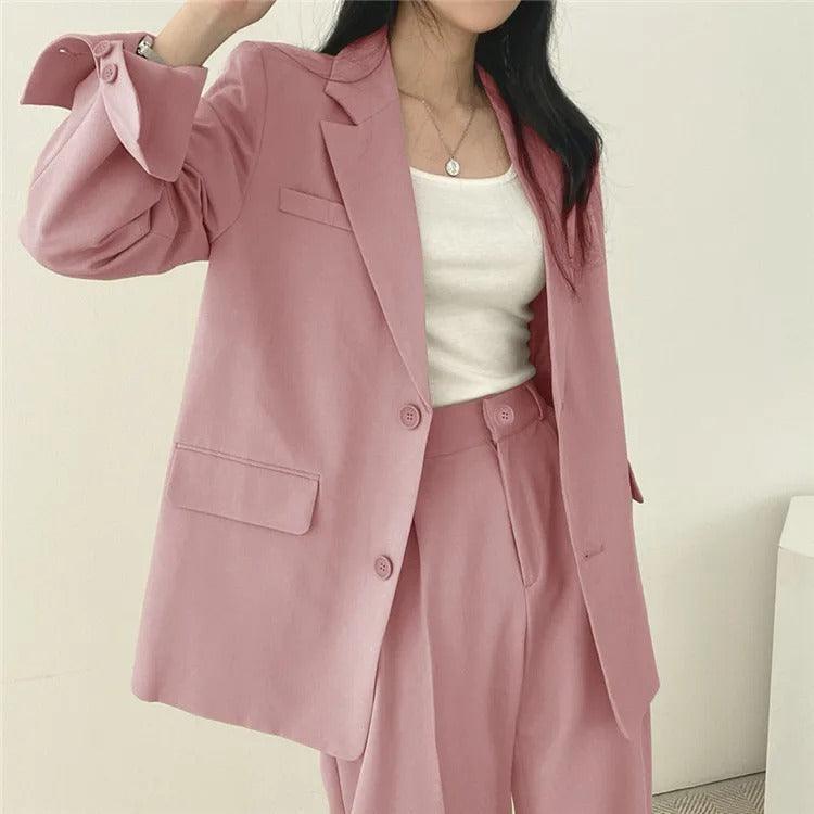 Oversized Blazer Trouser Suit Set