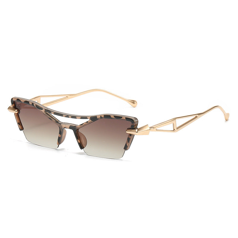 Sculpted Cat Eye Sunglasses