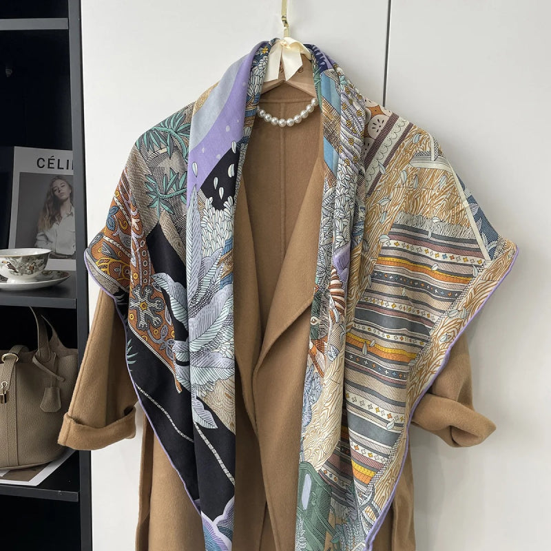 Oversized Soft-Woven Scarf