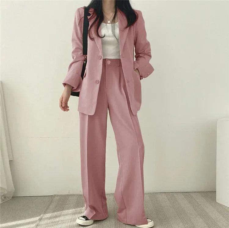 Oversized Blazer Trouser Suit Set