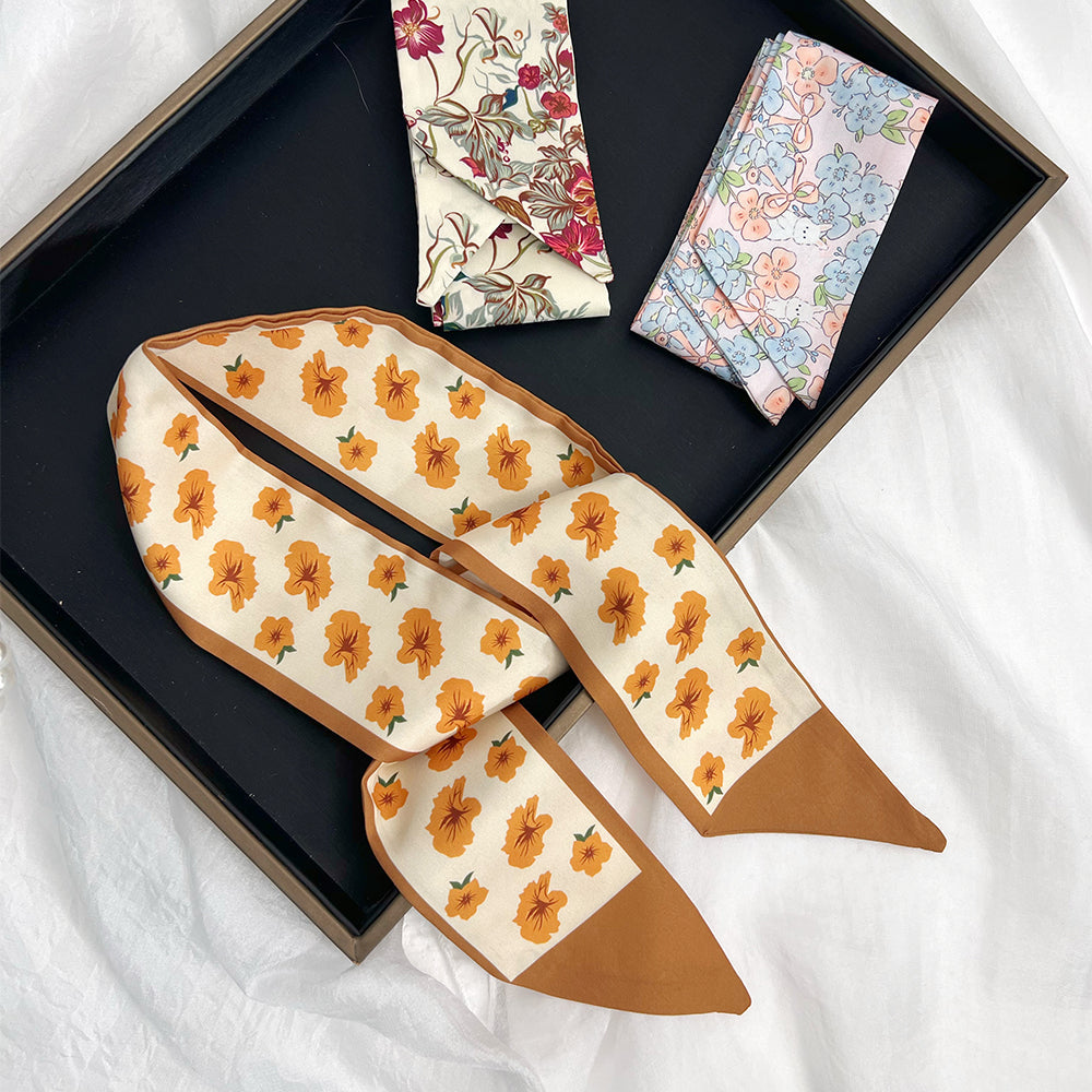 Floral Hair Ribbon Gift Set