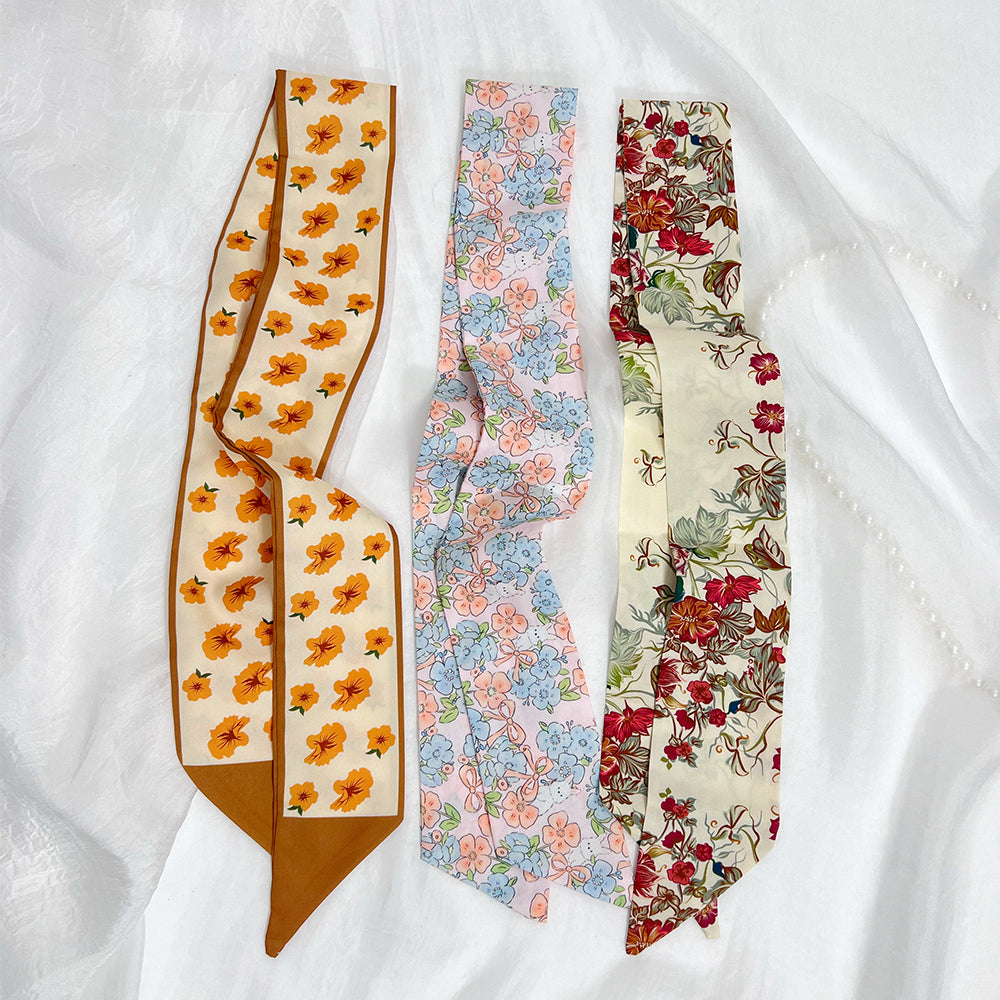 Floral Hair Ribbon Gift Set