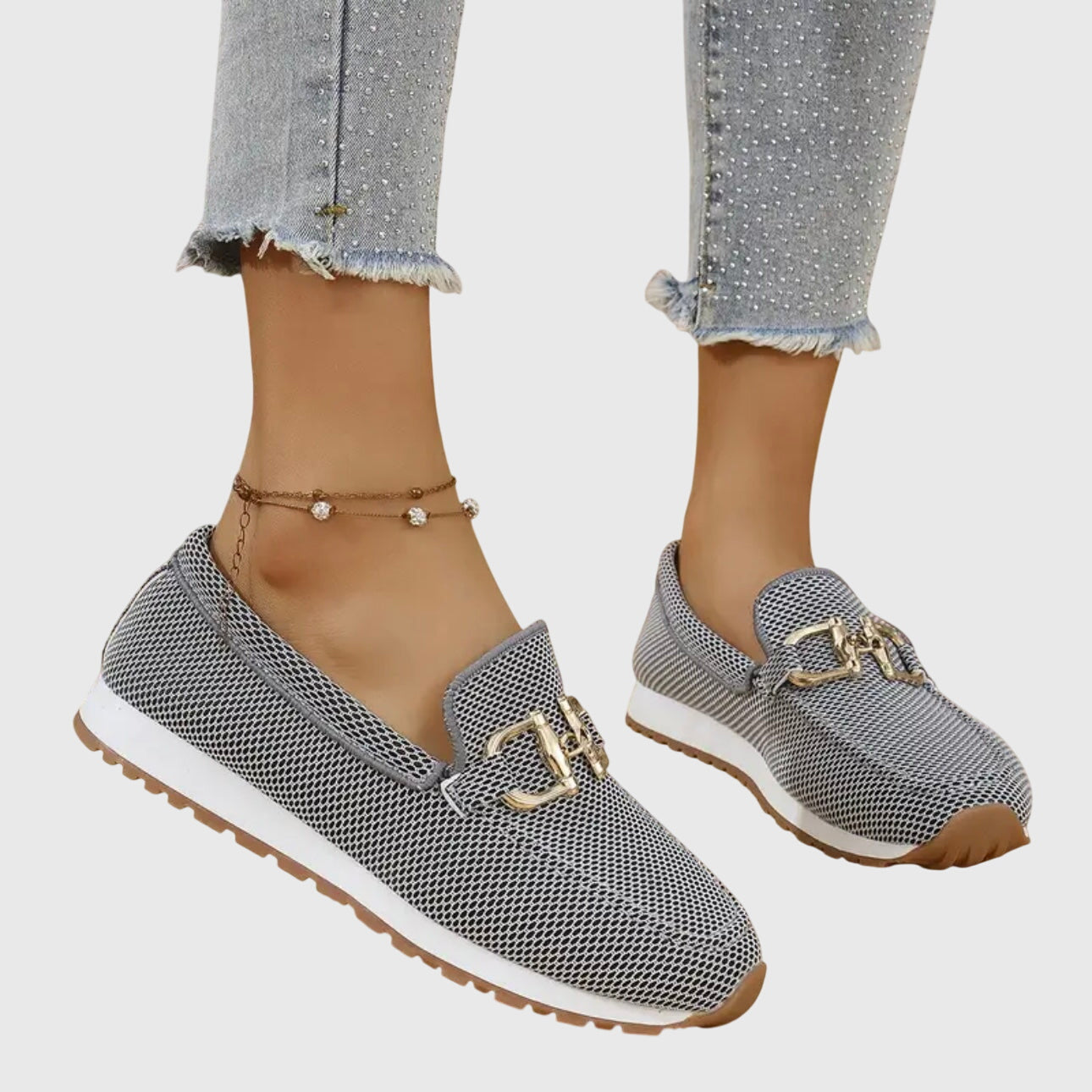 Gold Detail Comfort Loafers