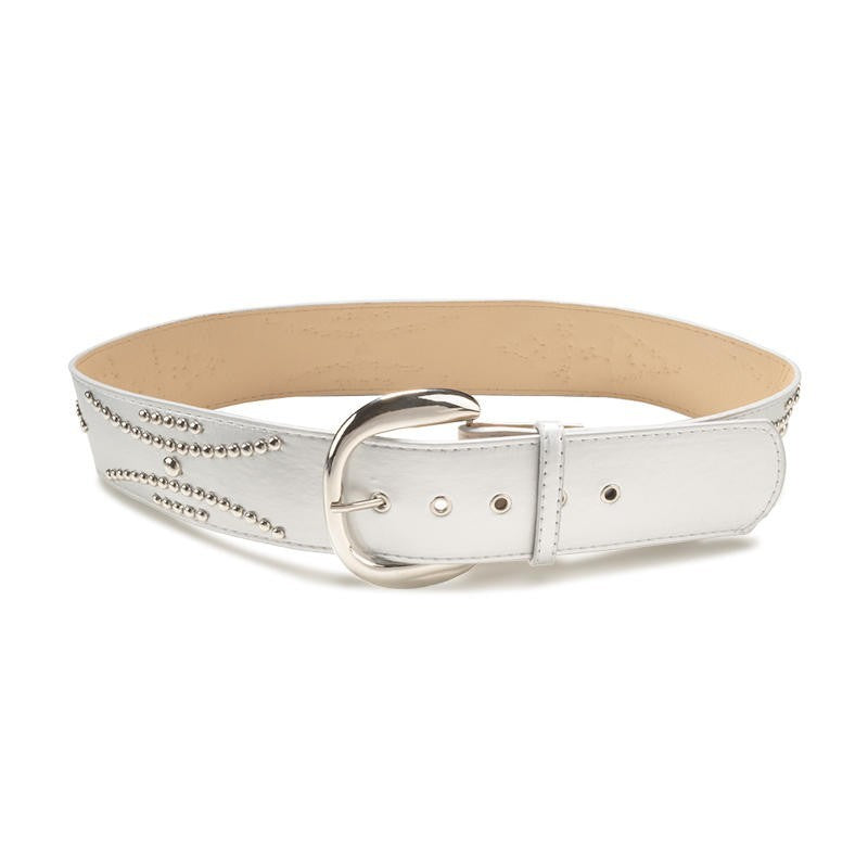 Studded Wide Waist Belt