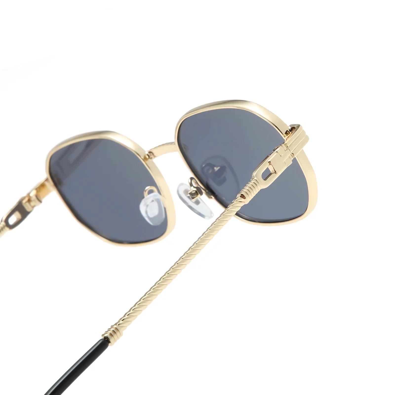Hex Gold-Frame Sunglasses