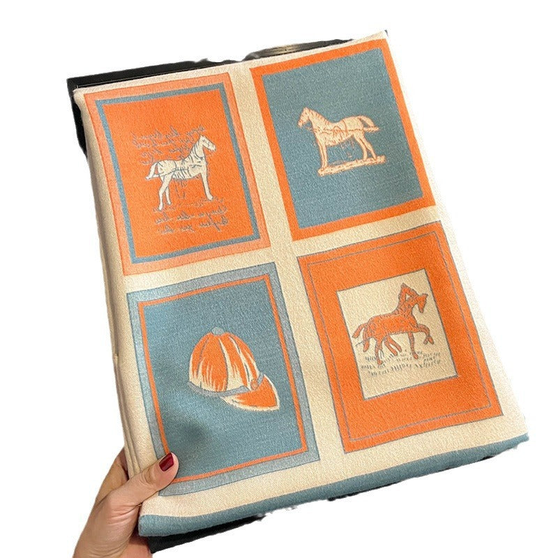 Dual-Use Travel Shawl