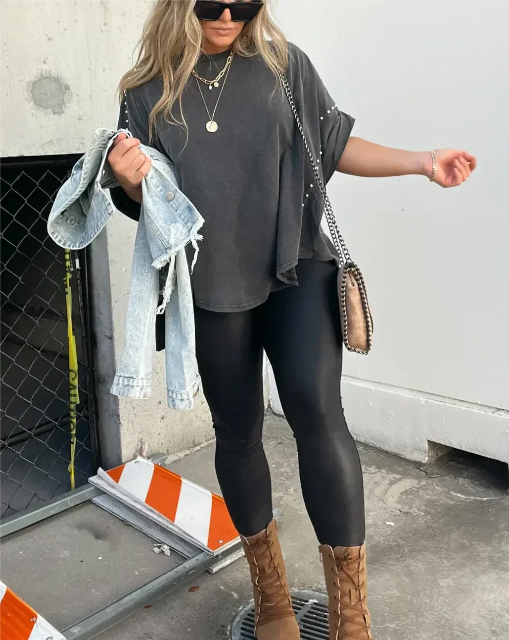 Dorothee™ | studded T-shirt in plus size