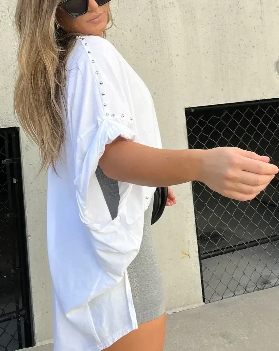 Dorothee™ | studded T-shirt in plus size